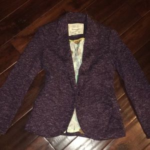 Cartonnier purple jacket from Anthropologie.